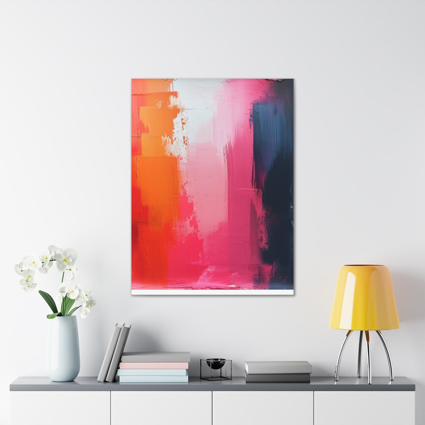 In The Pink: A Symphony of Sophistication Canvas Print