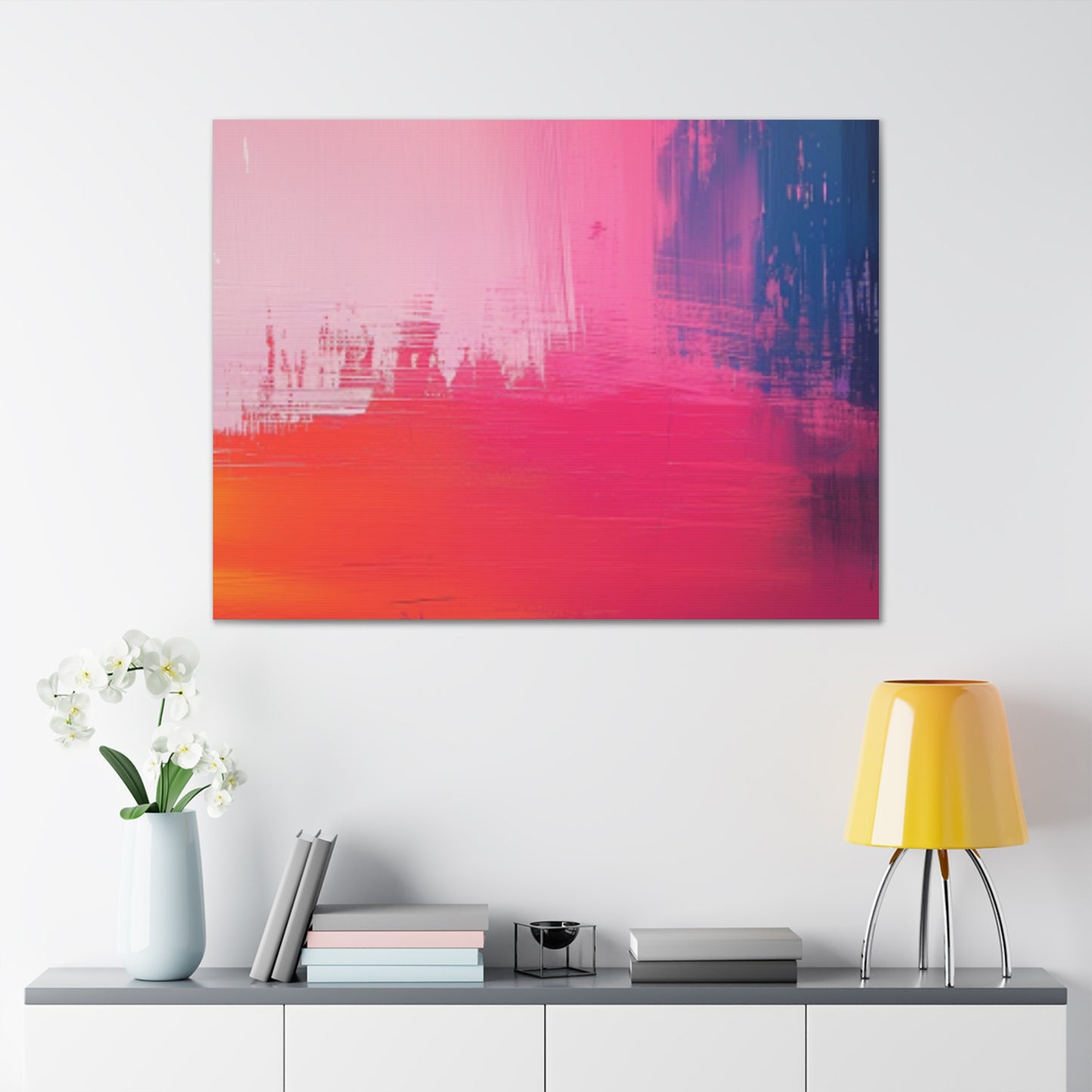 In The Pink: A Symphony of Sophistication Canvas Print