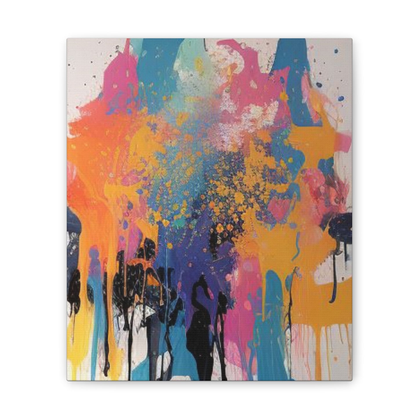 Primary Elegance: A Symphony of Sophistication Canvas Print