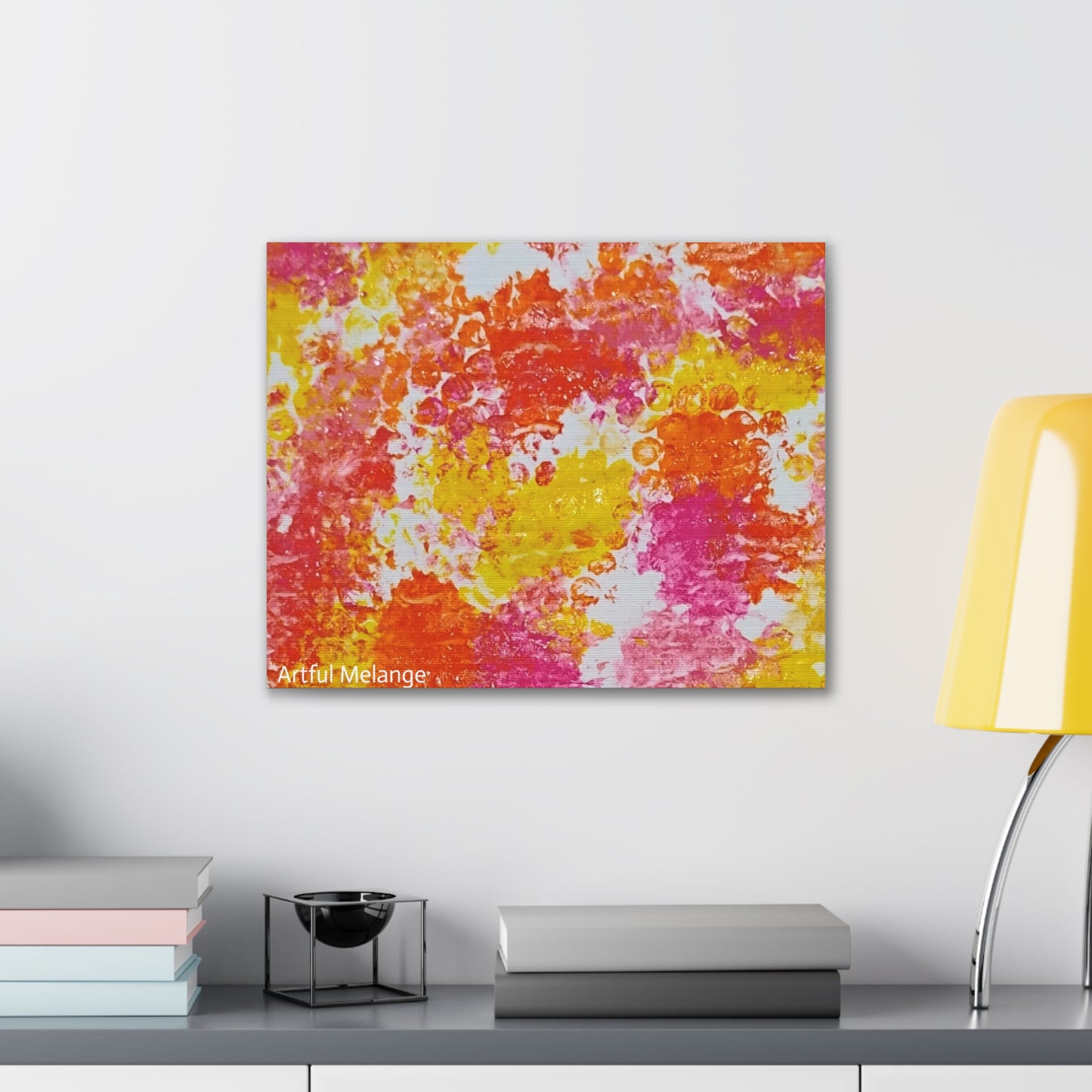 Acrylic Abstract Canvas Print - Richly Textured Artistry