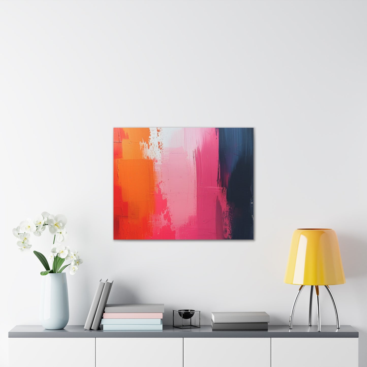 In The Pink: A Symphony of Sophistication Canvas Print