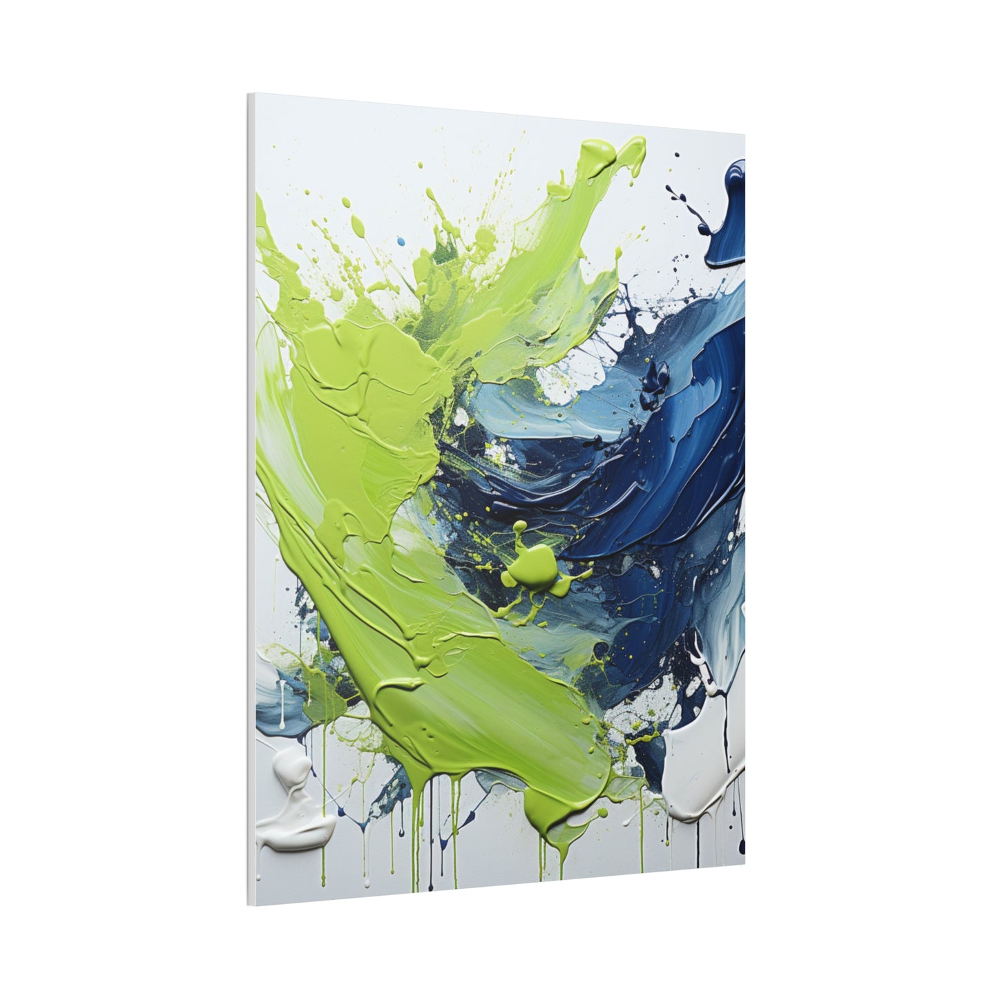 Acrylic Abstract Canvas Print - Richly Textured Artistry