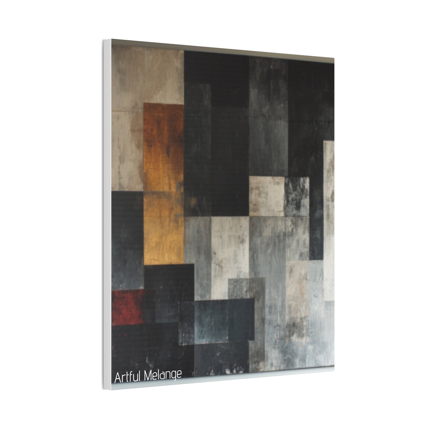 Primary Elegance: A Symphony of Sophistication Canvas Print