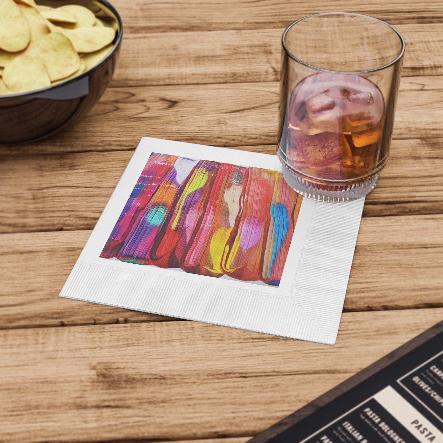 ChromaBlend™ Artistry Abstract Art Napkins”