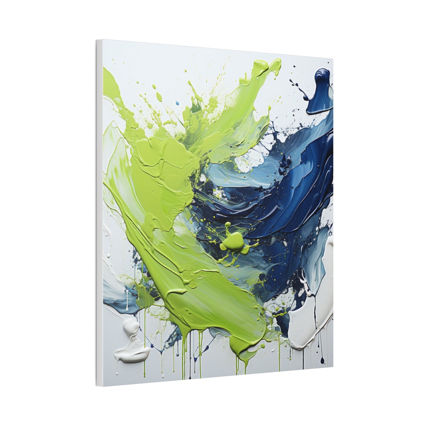 Acrylic Abstract Canvas Print - Richly Textured Artistry