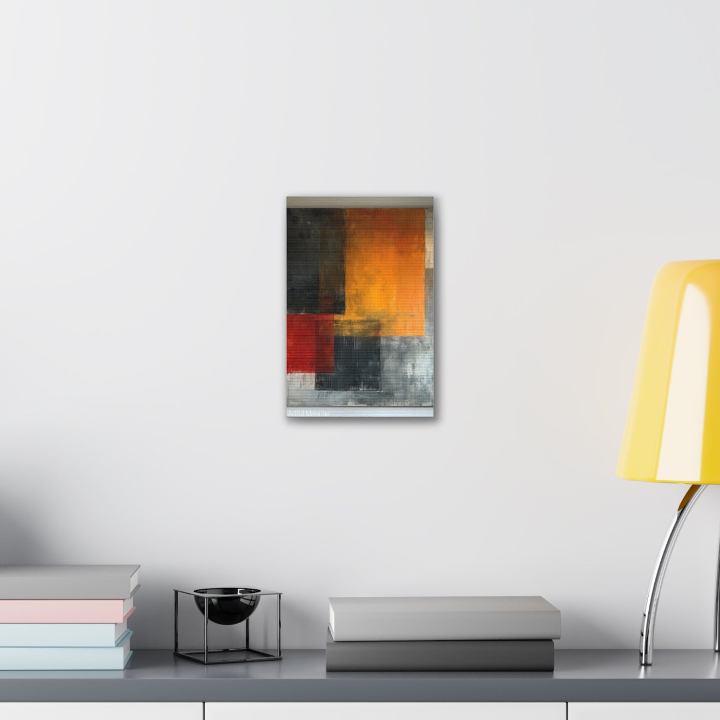 Primary Elegance: A Symphony of Sophistication Canvas Print