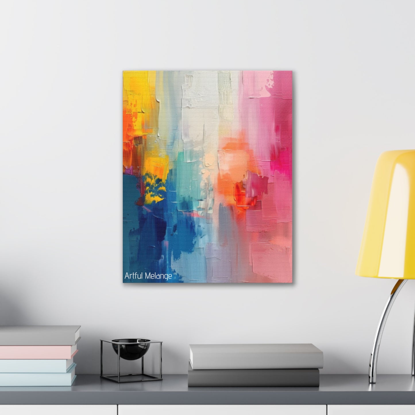 Primary Elegance: A Symphony of Sophistication Canvas Print