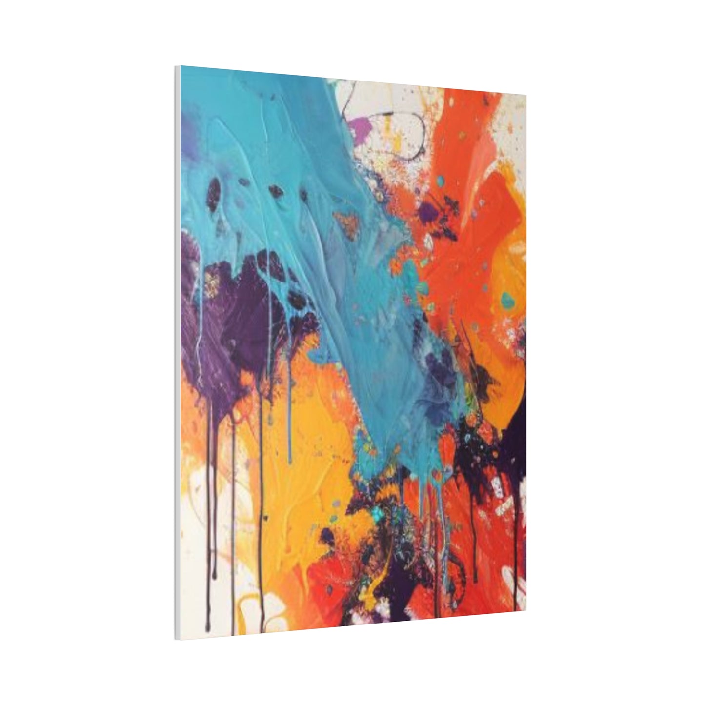 Primary Elegance: A Symphony of Sophistication Canvas Print