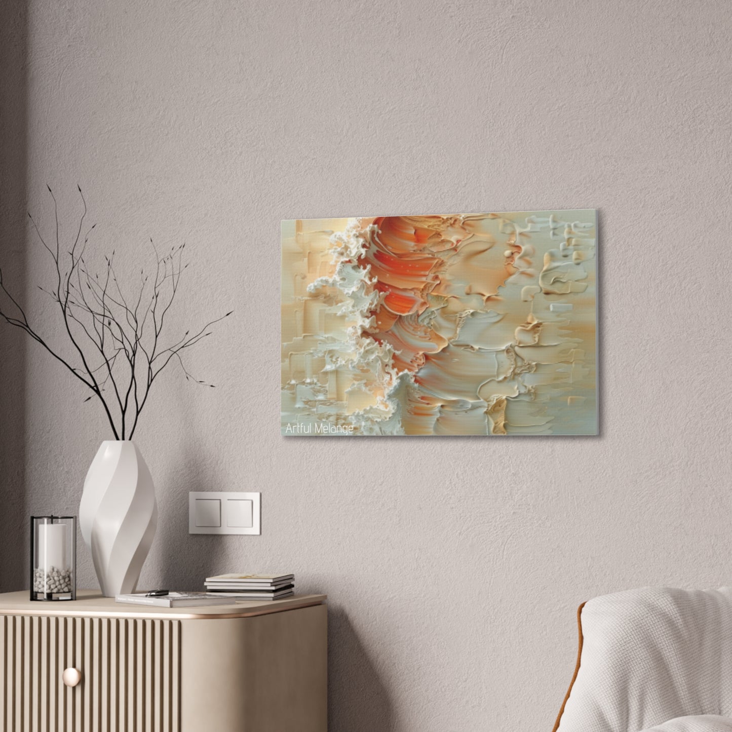 Primary Elegance: A Symphony of Sophistication Canvas Print