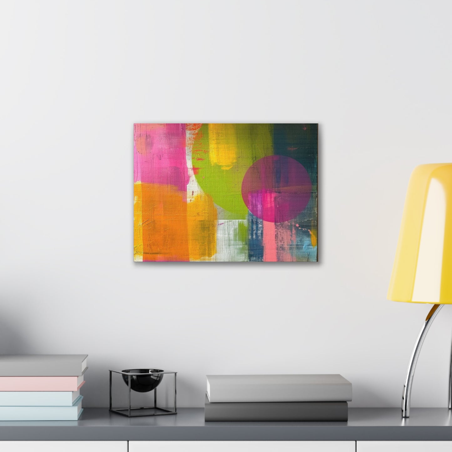 Primary Elegance: A Symphony of Sophistication Canvas Print