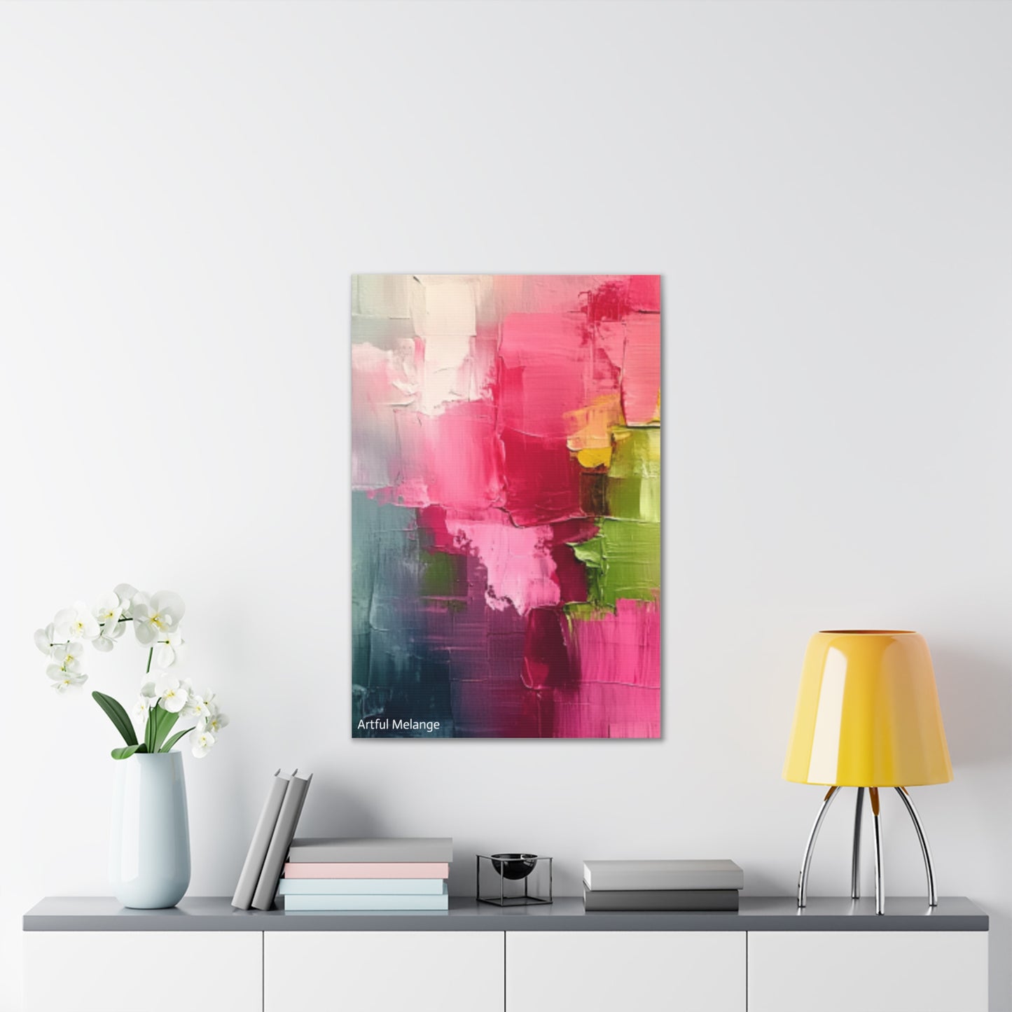 Acrylic Abstract Canvas Print - Richly Textured Artistry