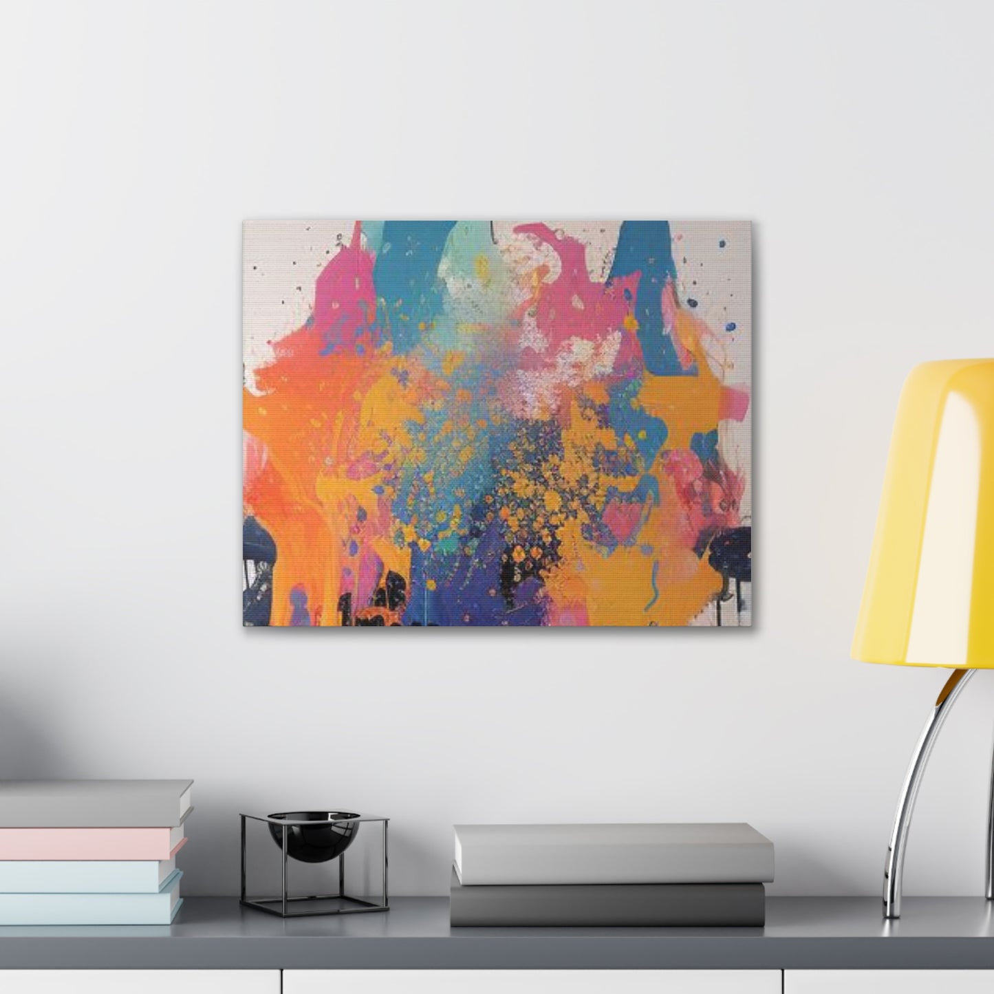 Primary Elegance: A Symphony of Sophistication Canvas Print