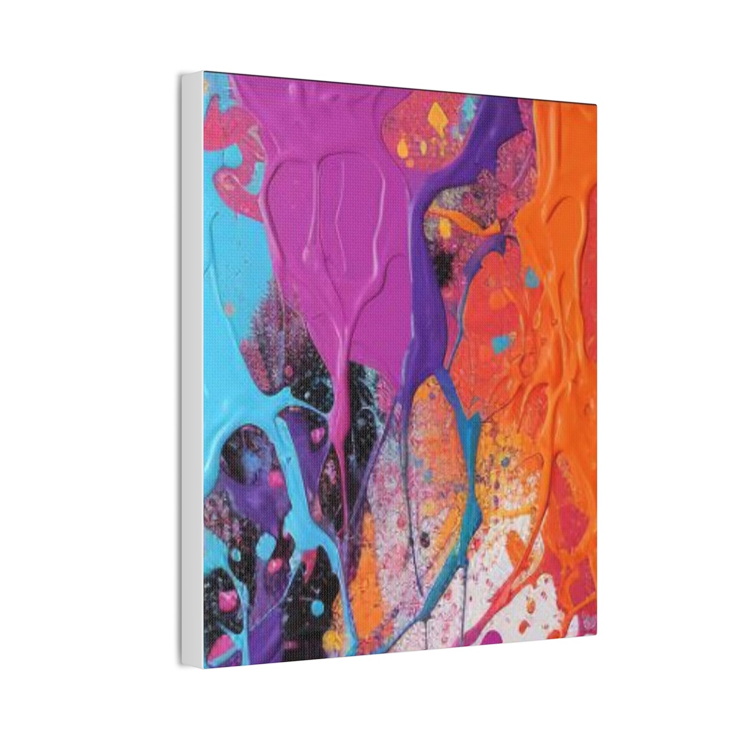 Primary Elegance: A Symphony of Sophistication Canvas Print