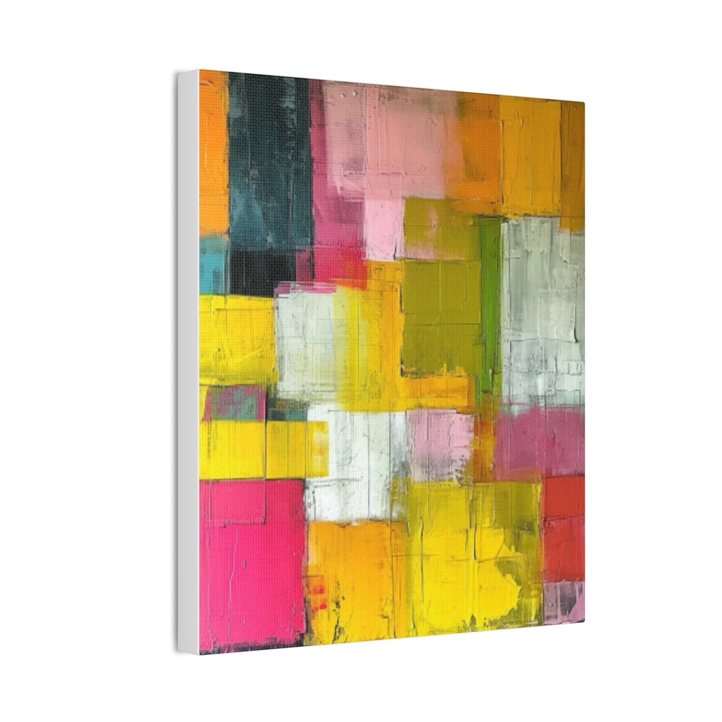 Primary Elegance: A Symphony of Sophistication Canvas Print