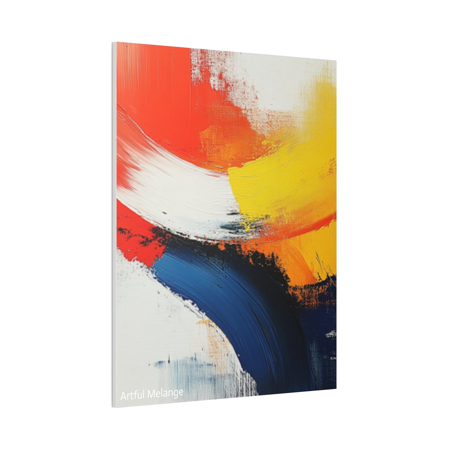 Acrylic Abstract Canvas Print - Richly Textured Artistry