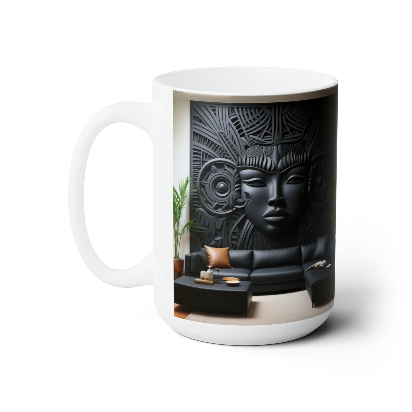 Melanin Magic Ceramic Mug 15oz