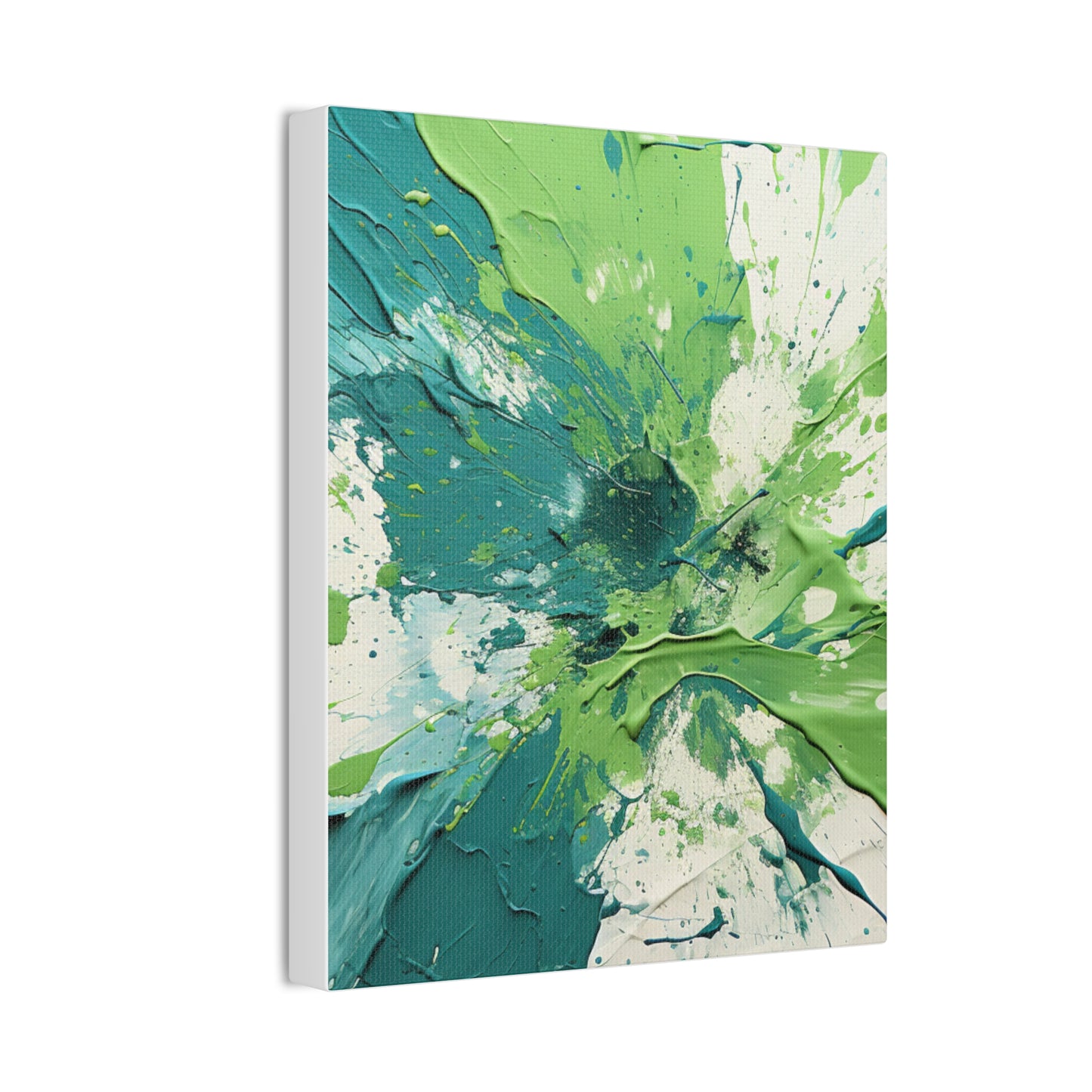 Acrylic Abstract Canvas Print - Richly Textured Artistry