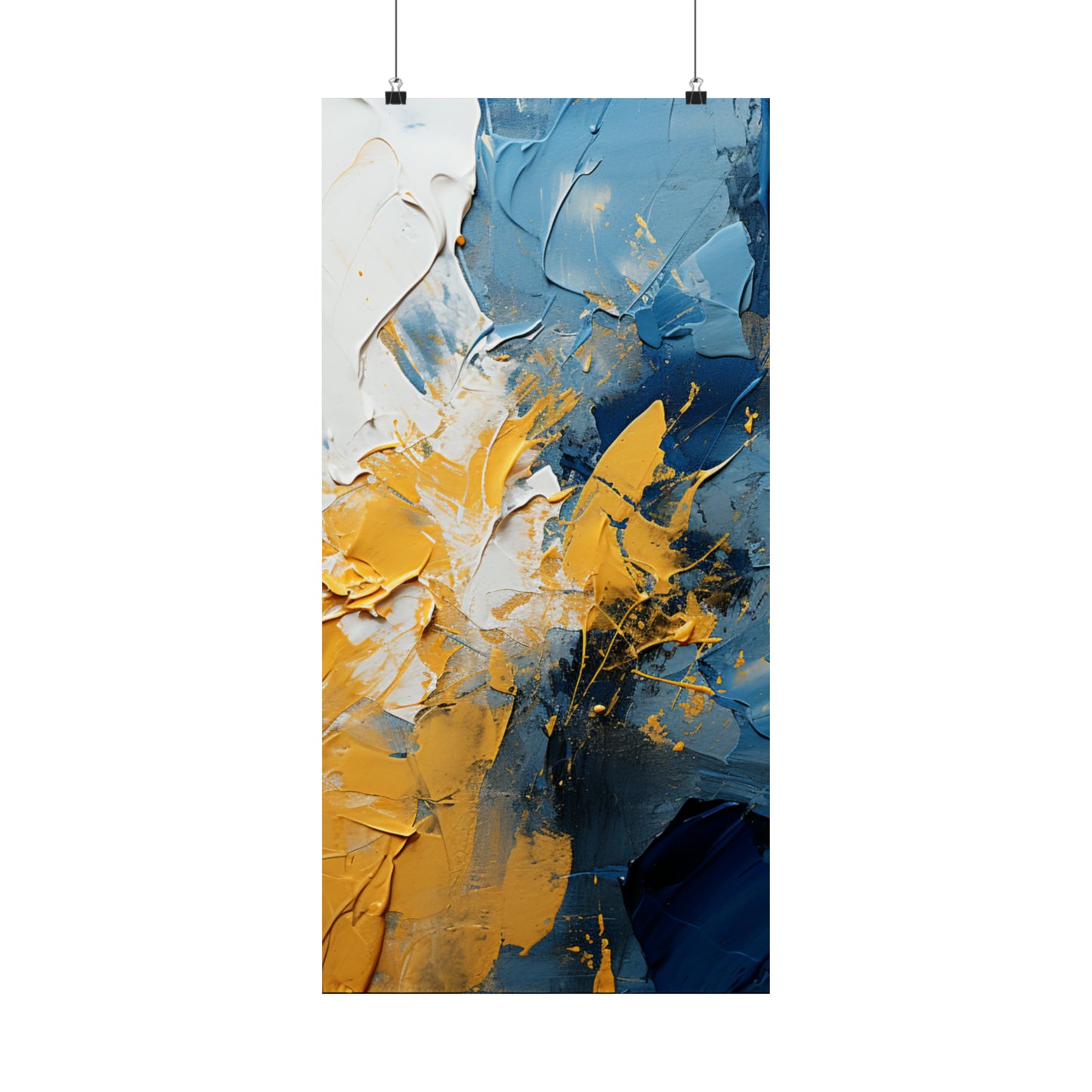 Radiant Harmony Matte Vertical Canvas Poster