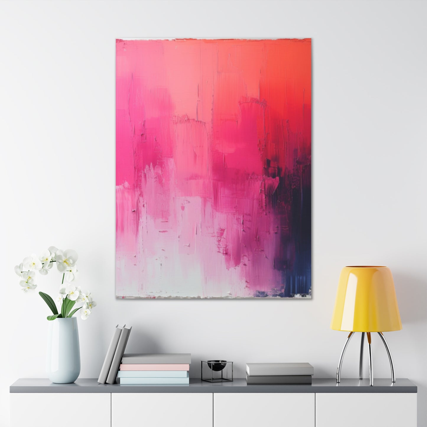 In The Pink: A Symphony of Sophistication Canvas Print