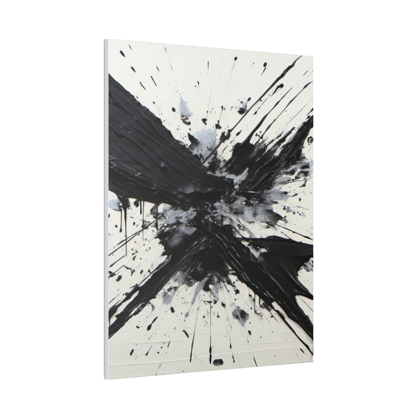 Acrylic Abstract Canvas Print - Richly Textured Artistry