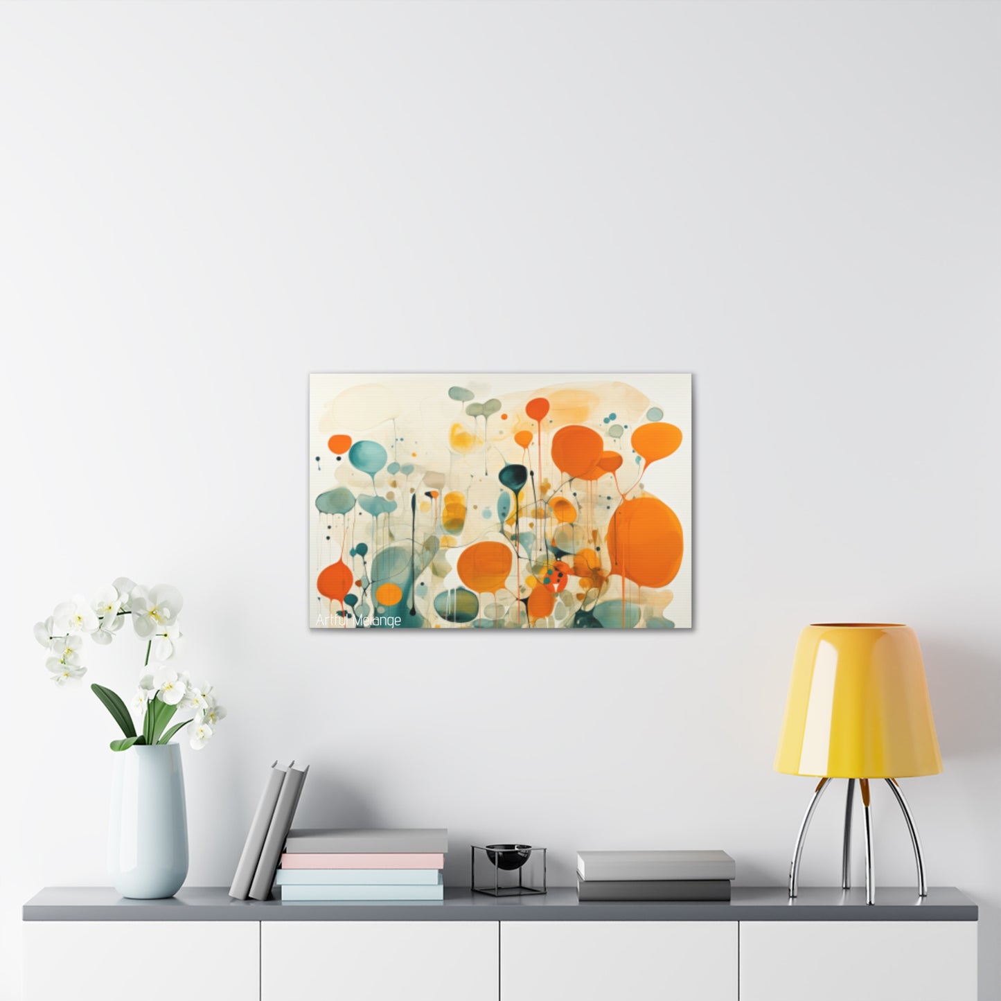 Primary Elegance: A Symphony of Sophistication Canvas Print