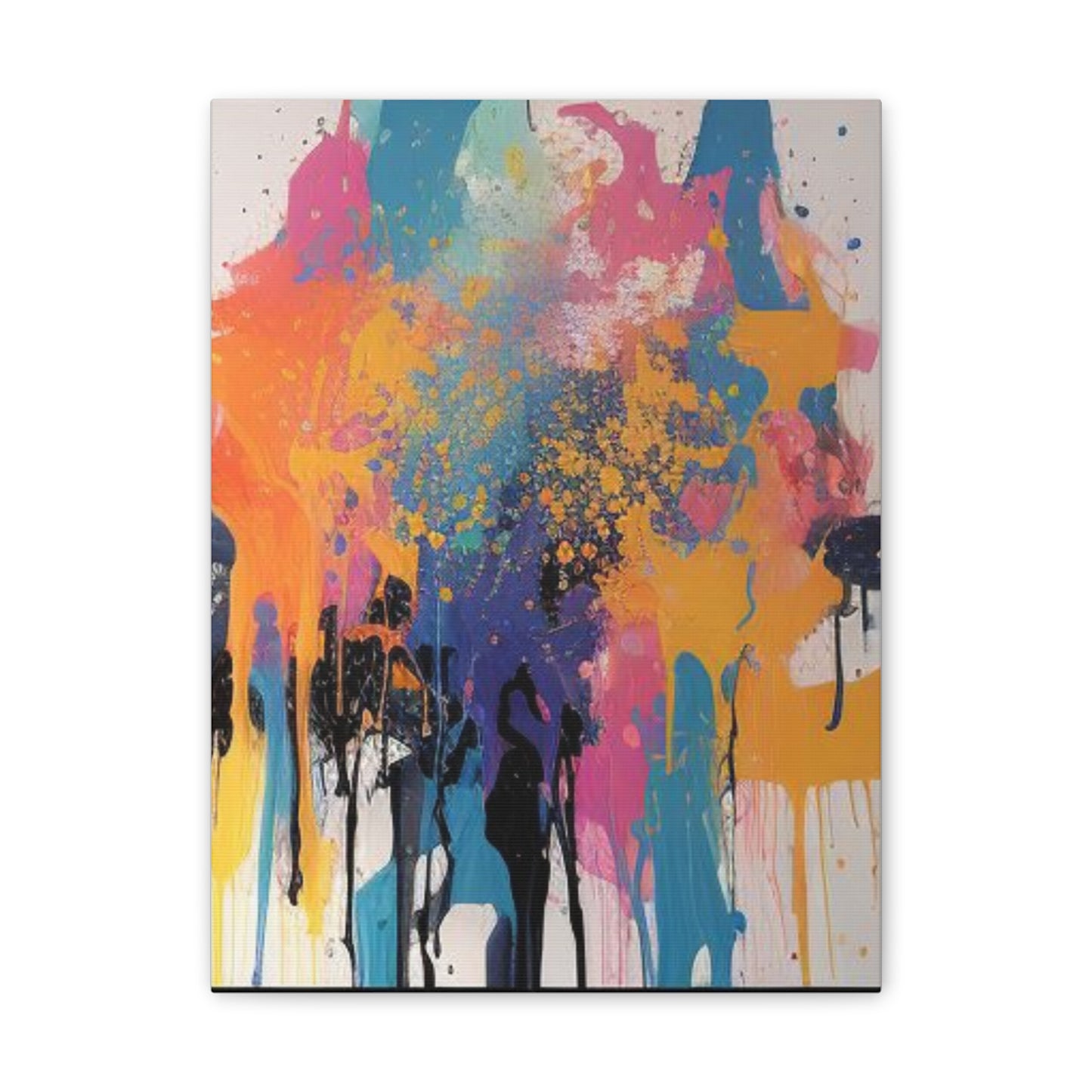 Primary Elegance: A Symphony of Sophistication Canvas Print