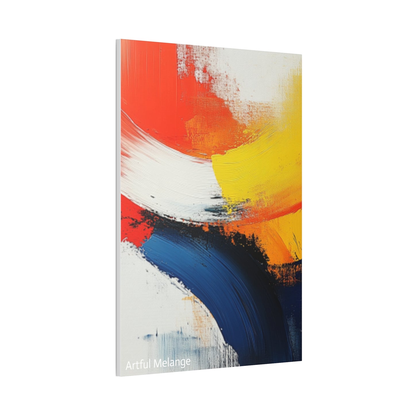 Acrylic Abstract Canvas Print - Richly Textured Artistry