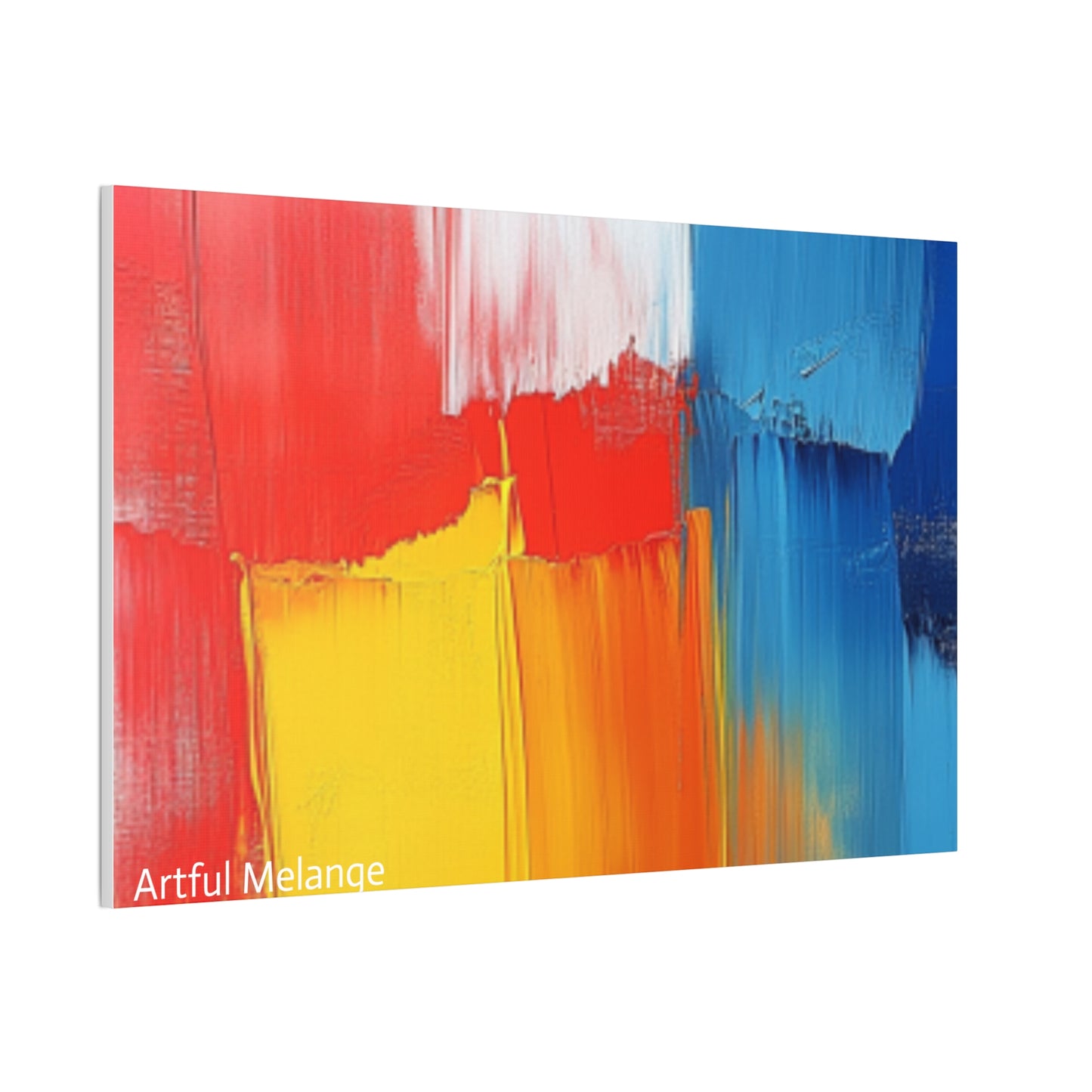 Acrylic Abstract Canvas Print - Richly Textured Artistry