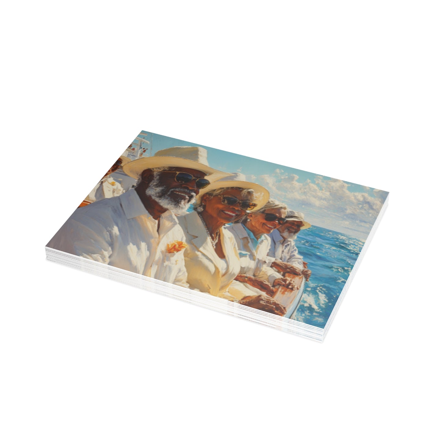 Sail & Celebrate: A Day of Elegance Yacht/Boat Party Invitation Bundles (envelopes included)