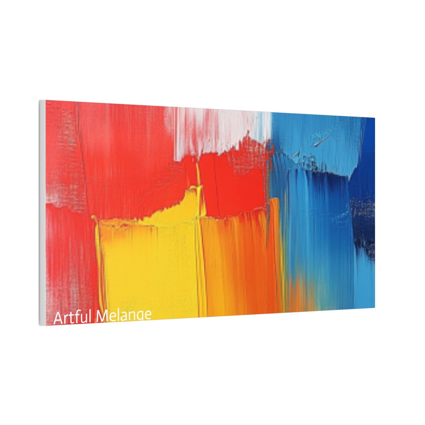 Acrylic Abstract Canvas Print - Richly Textured Artistry