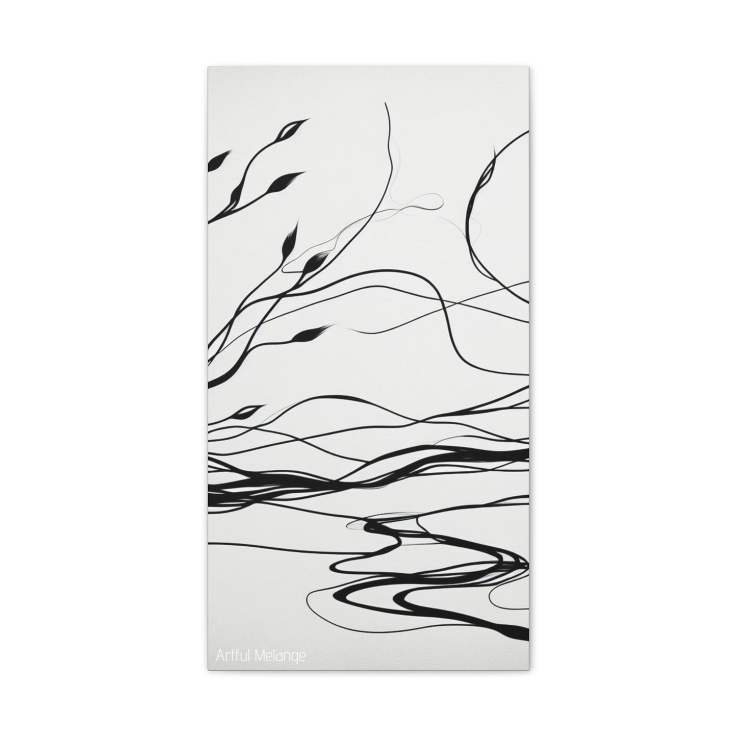 Primary Elegance: A Symphony of Sophistication Canvas Print