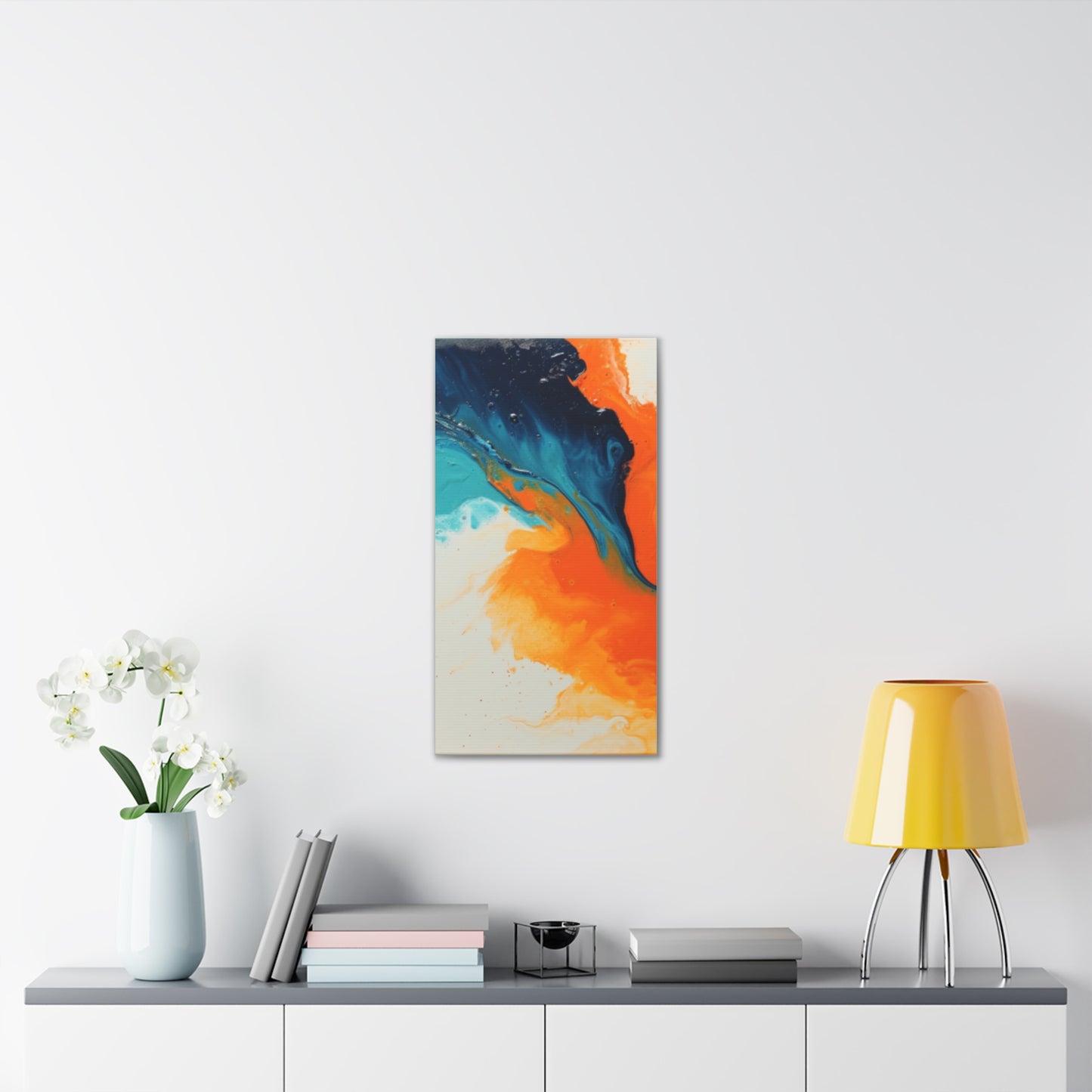 Primary Elegance: A Symphony of Sophistication Canvas Print