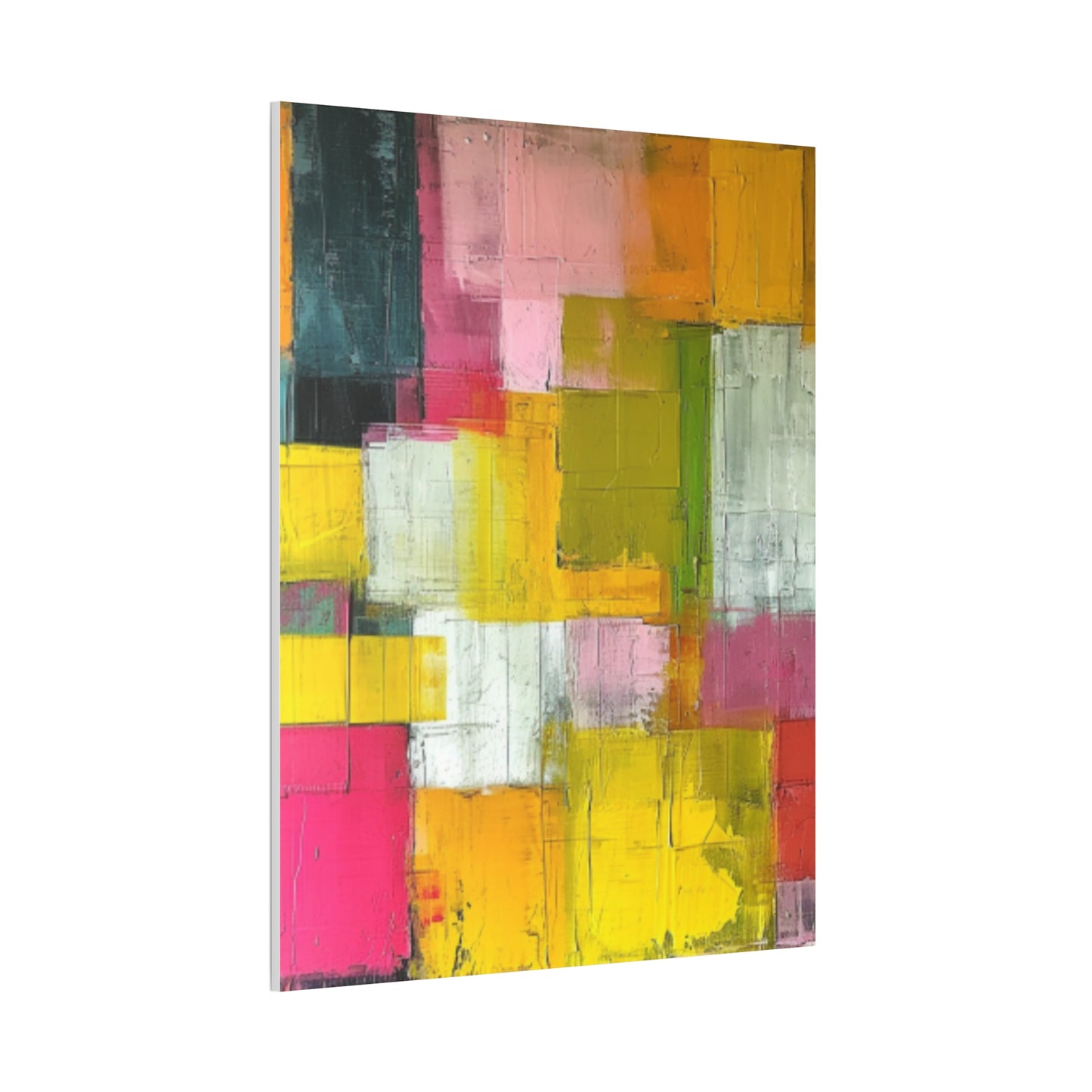 Primary Elegance: A Symphony of Sophistication Canvas Print