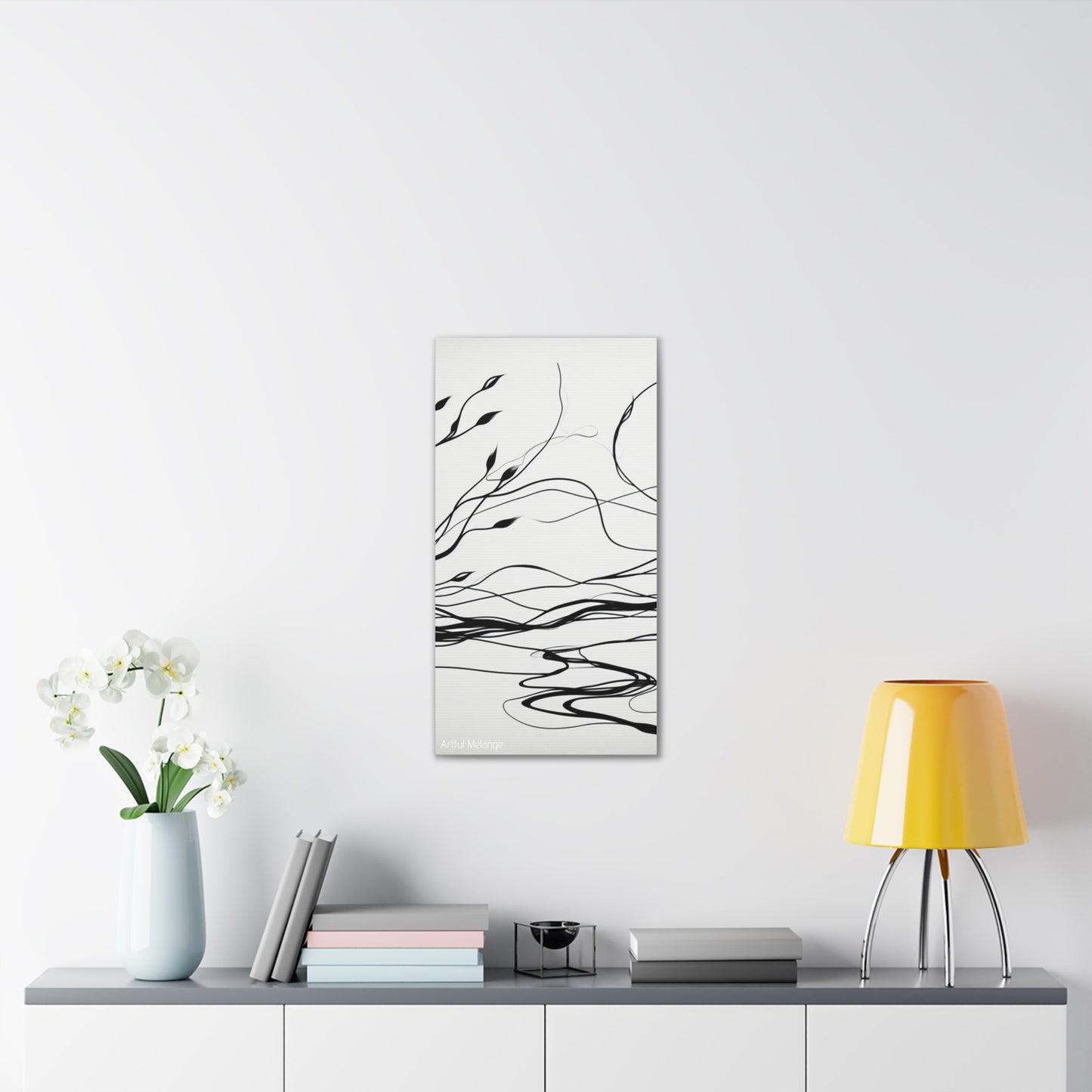 Primary Elegance: A Symphony of Sophistication Canvas Print