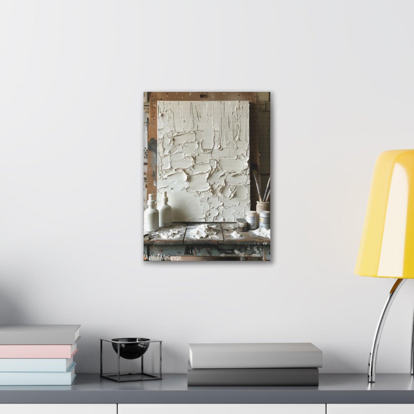 Primary Elegance: A Symphony of Sophistication Canvas Print