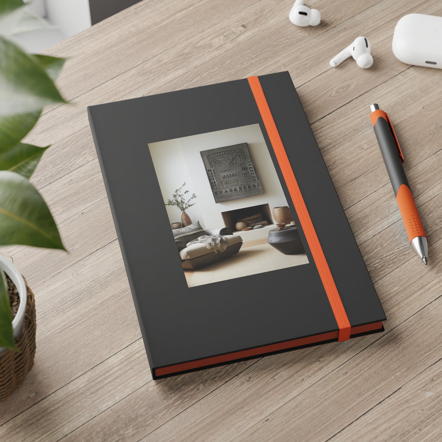 Living Space Design Cover Color Contrast Hardback Journal