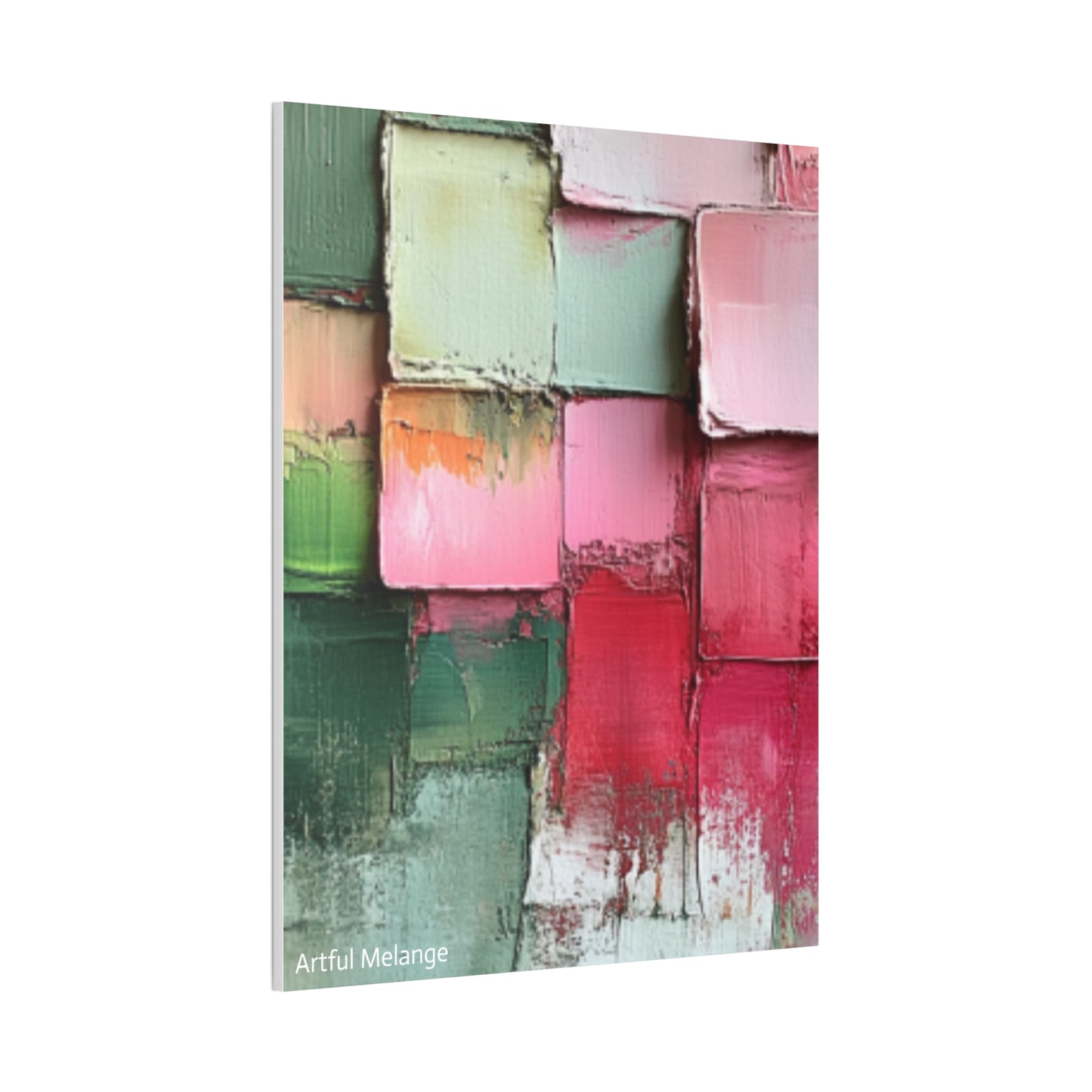 Acrylic Abstract Canvas Print - Richly Textured Artistry