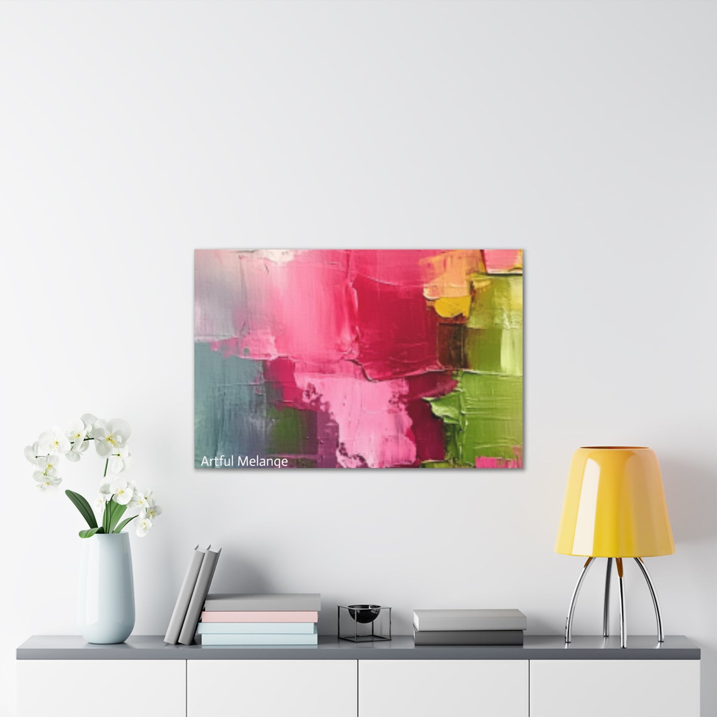 Acrylic Abstract Canvas Print - Richly Textured Artistry