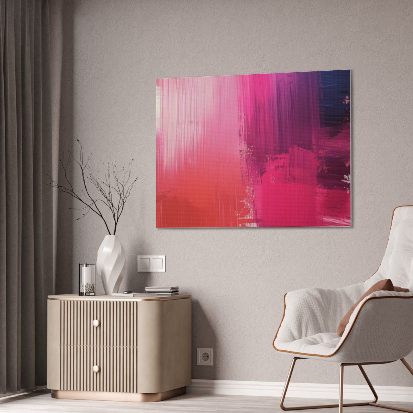 In The Pink: A Symphony of Sophistication Canvas Print