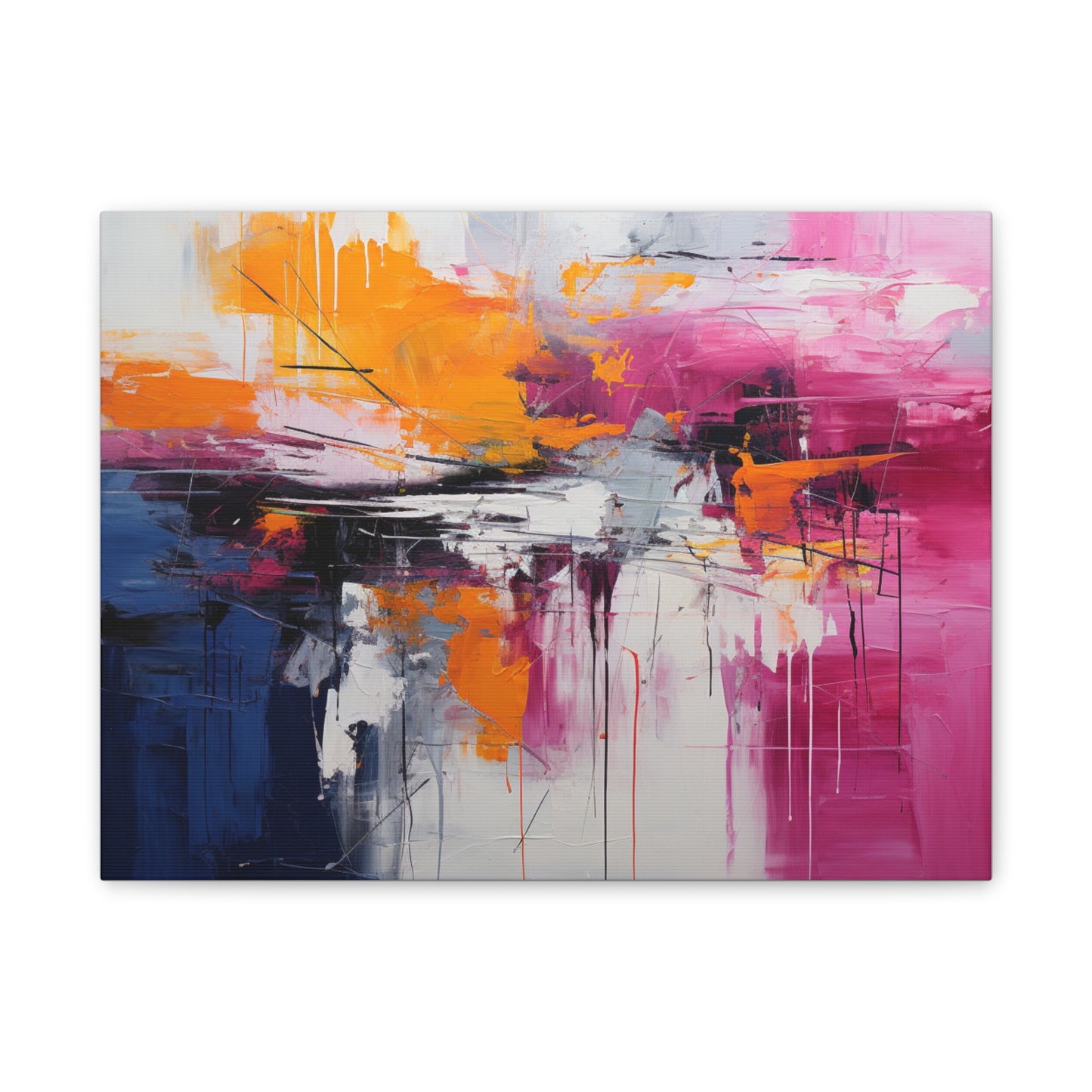 Primary Elegance: A Symphony of Sophistication Canvas Print