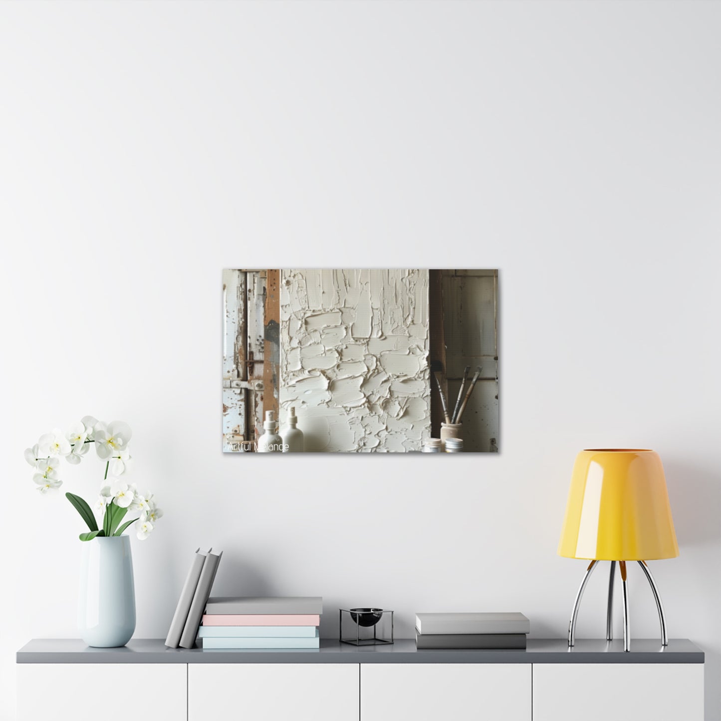 Primary Elegance: A Symphony of Sophistication Canvas Print