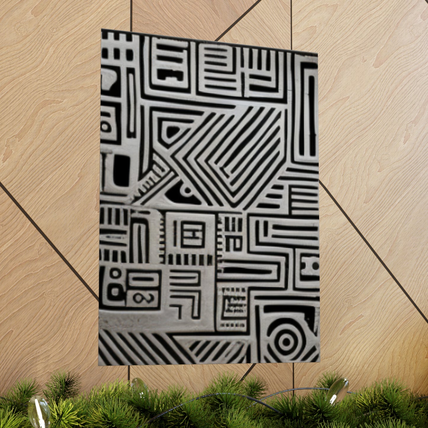 African Essence Matte Vertical Canvas Poster