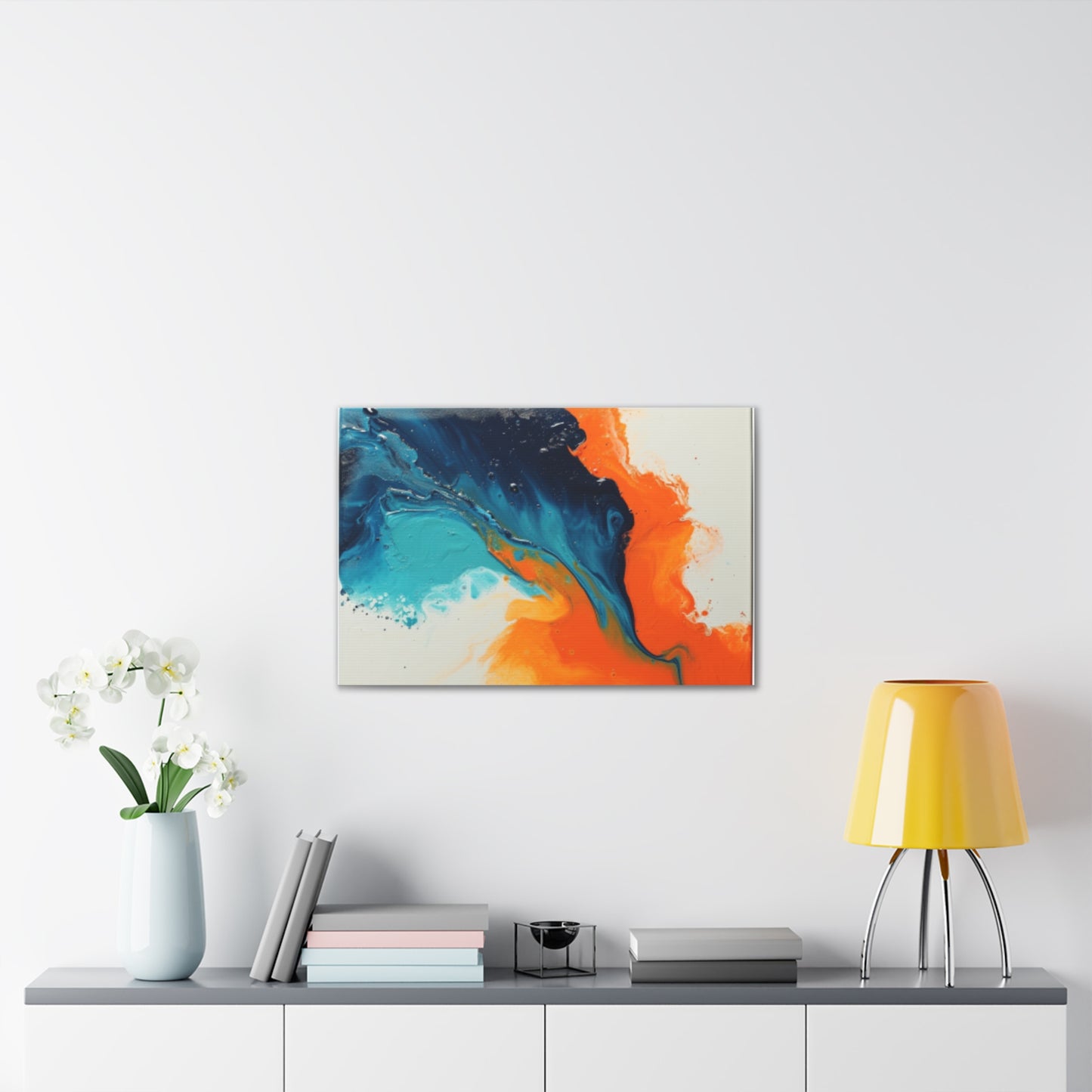 Primary Elegance: A Symphony of Sophistication Canvas Print