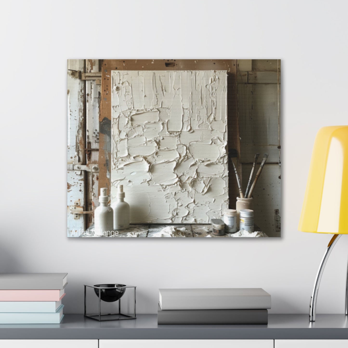 Primary Elegance: A Symphony of Sophistication Canvas Print