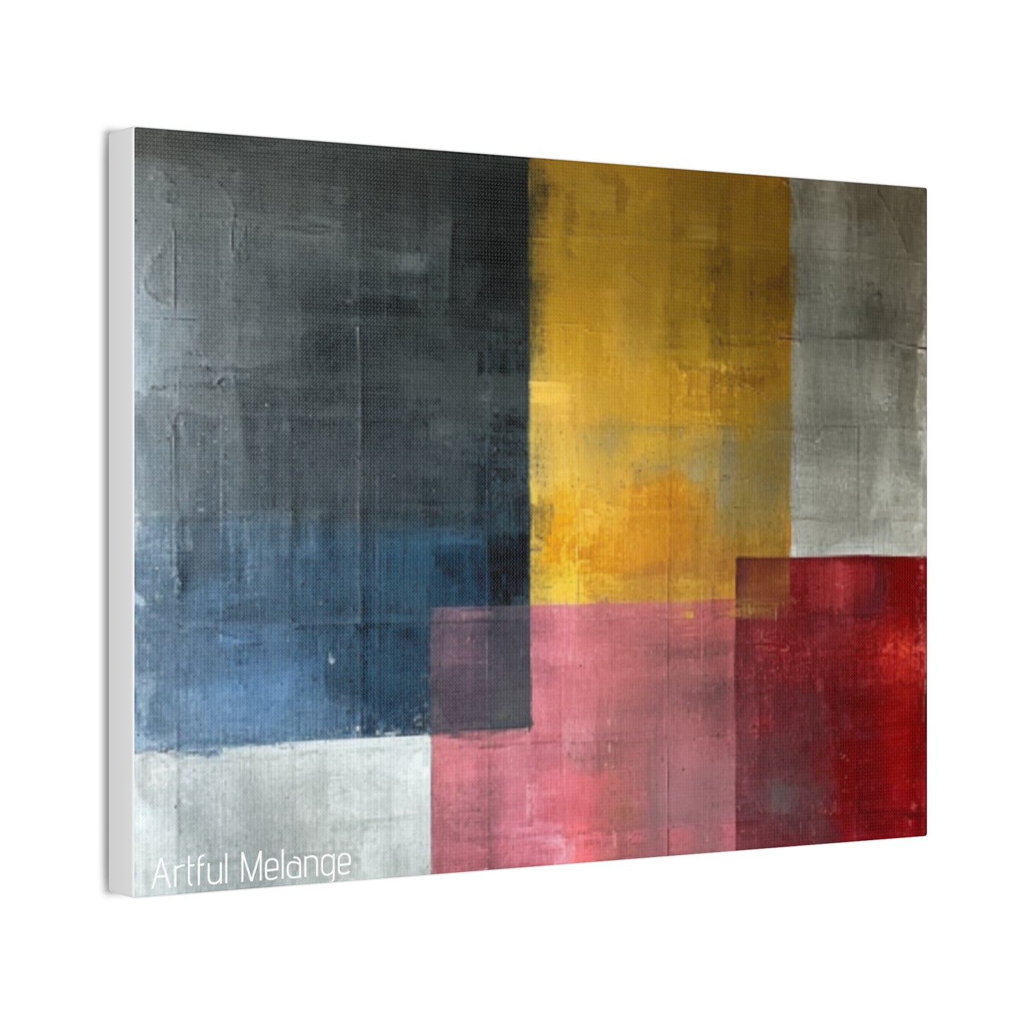 Primary Elegance: A Symphony of Sophistication Canvas Print