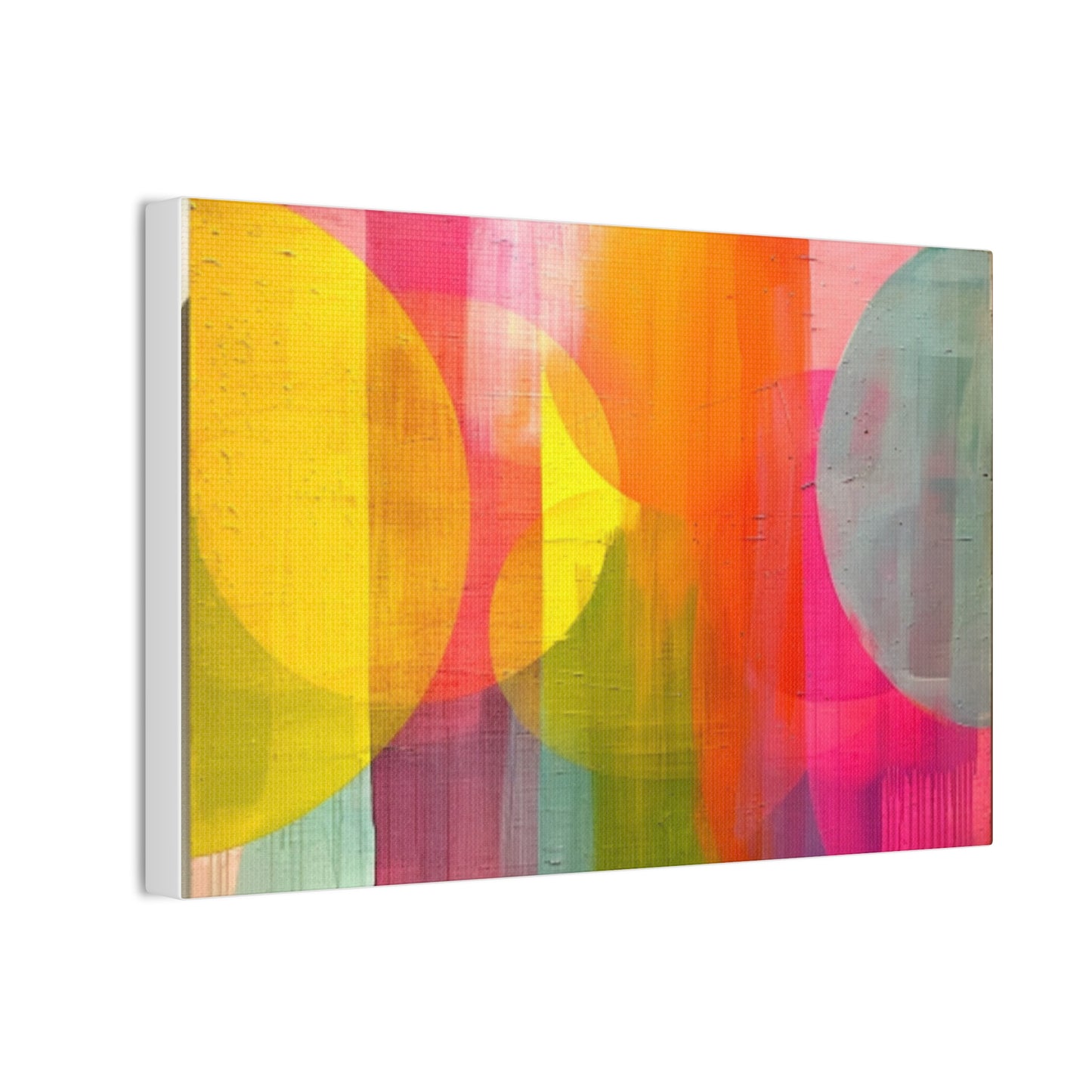 Primary Elegance: A Symphony of Sophistication Canvas Print