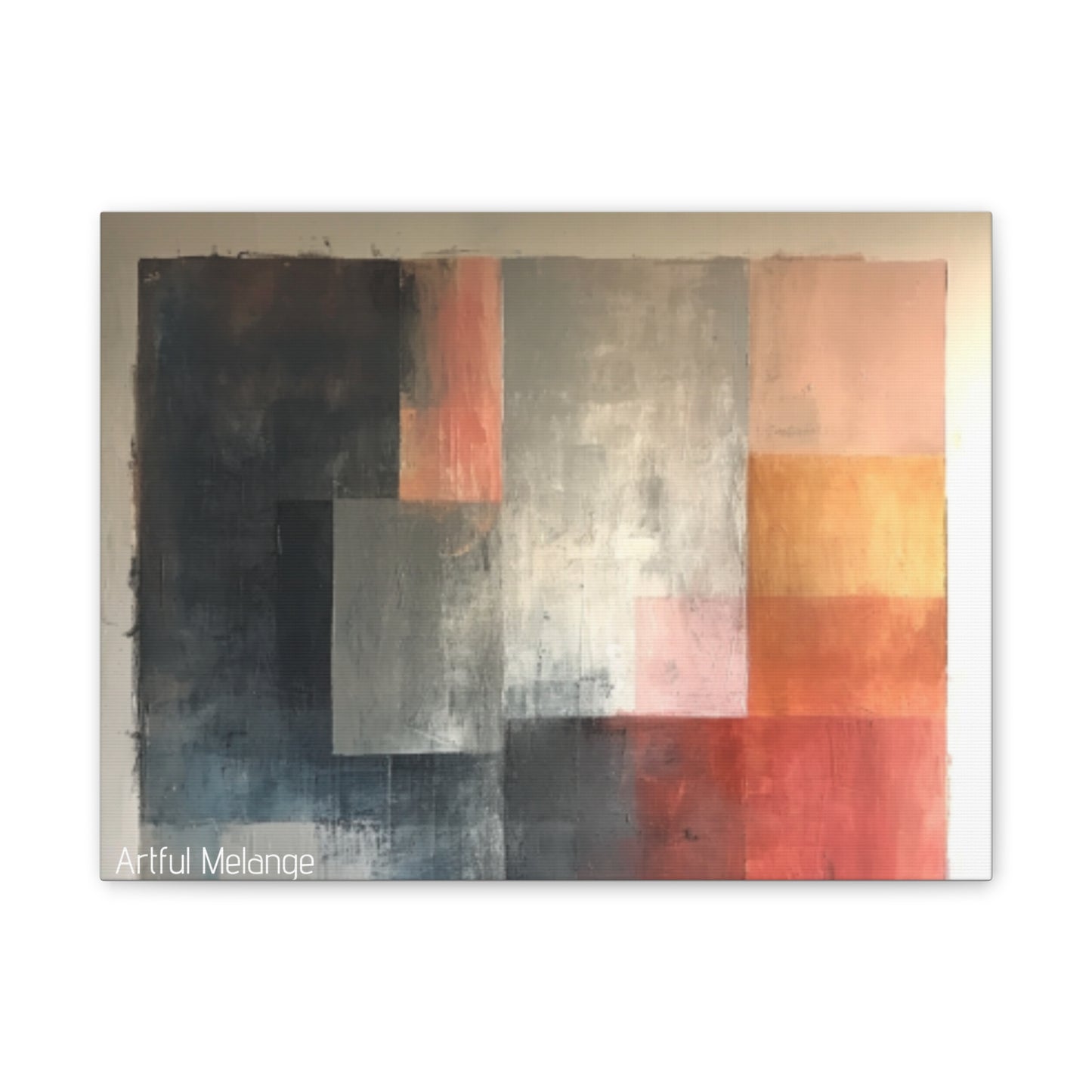 Primary Elegance: A Symphony of Sophistication Canvas Print