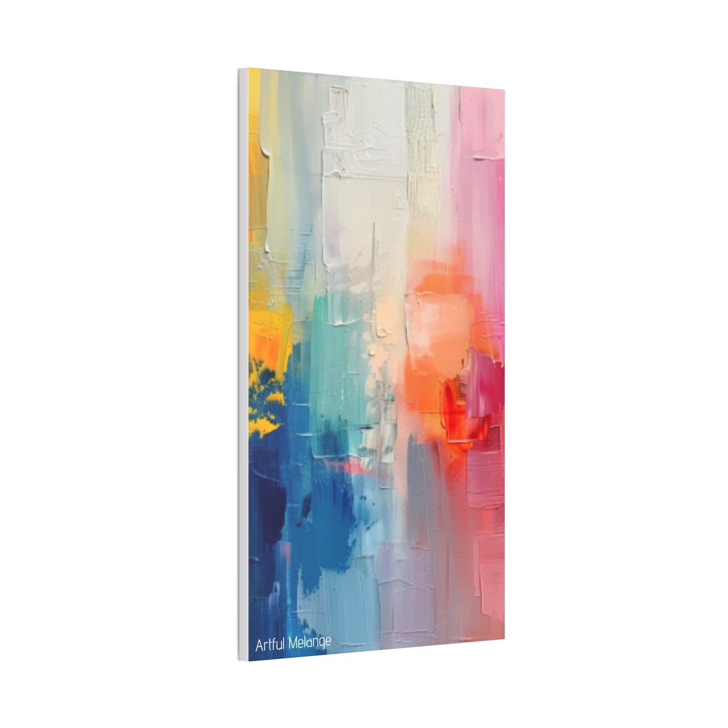 Primary Elegance: A Symphony of Sophistication Canvas Print