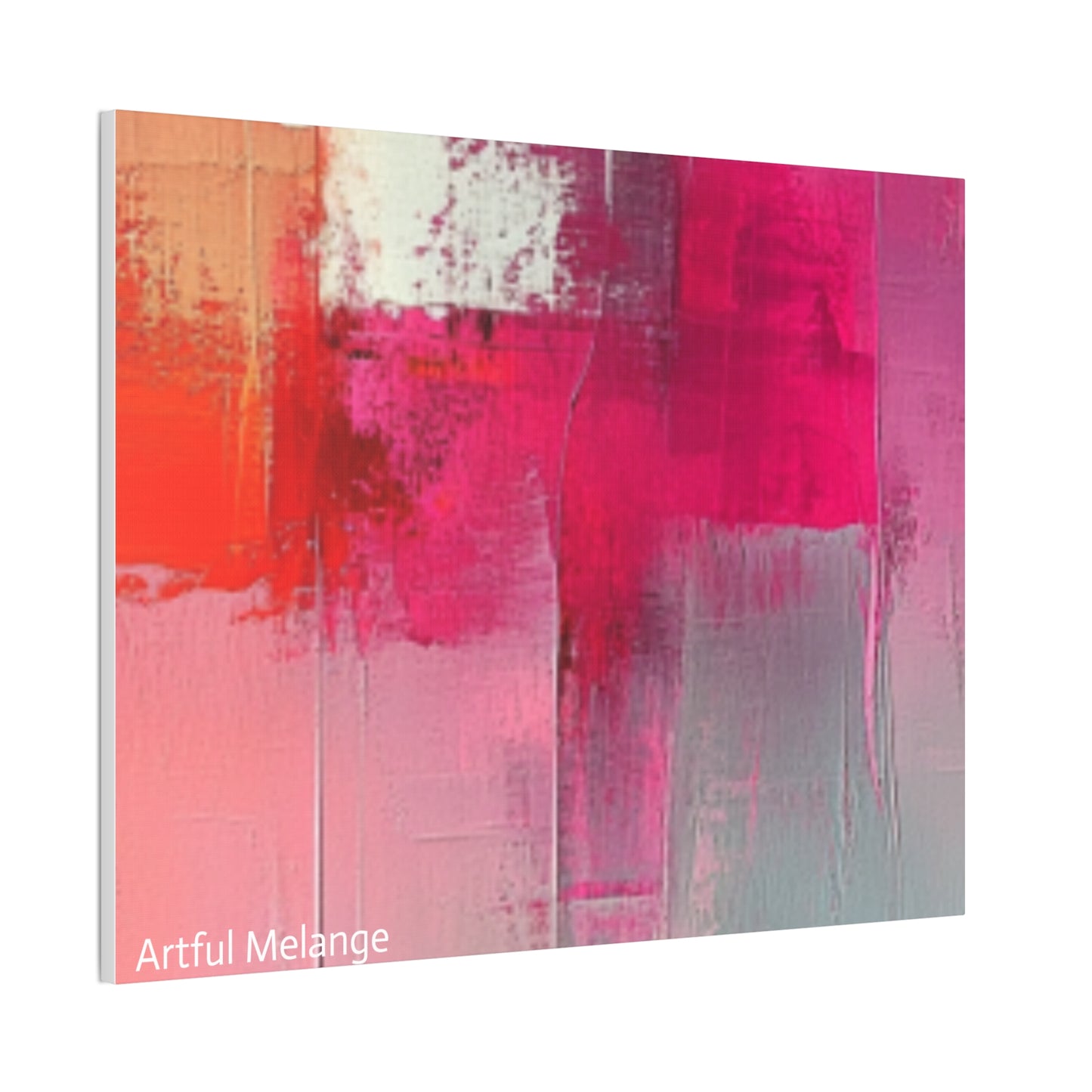 Acrylic Abstract Canvas Print - Richly Textured Artistry