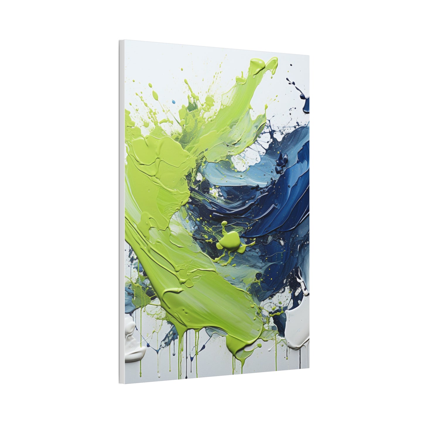 Acrylic Abstract Canvas Print - Richly Textured Artistry